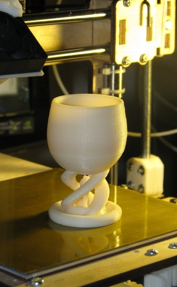 Artistic and functional egg cup &quot;Storm in an eggshell&quot;