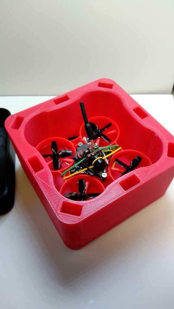 Whoop Drone Case and Battery Holder with Adjustable Dimensions