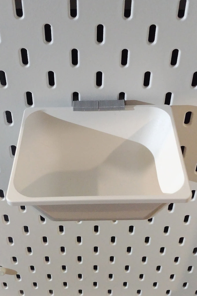 Ikea Skadis Adapter for Variera Storage Box