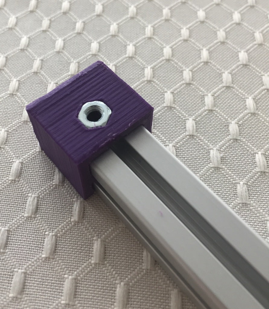 Aluminum Extrusion drilling jig for 90 degree connection