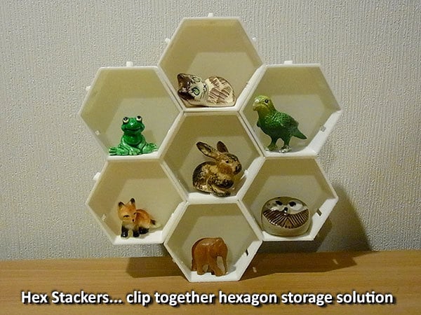 Hex Stackers Storage solution for small items