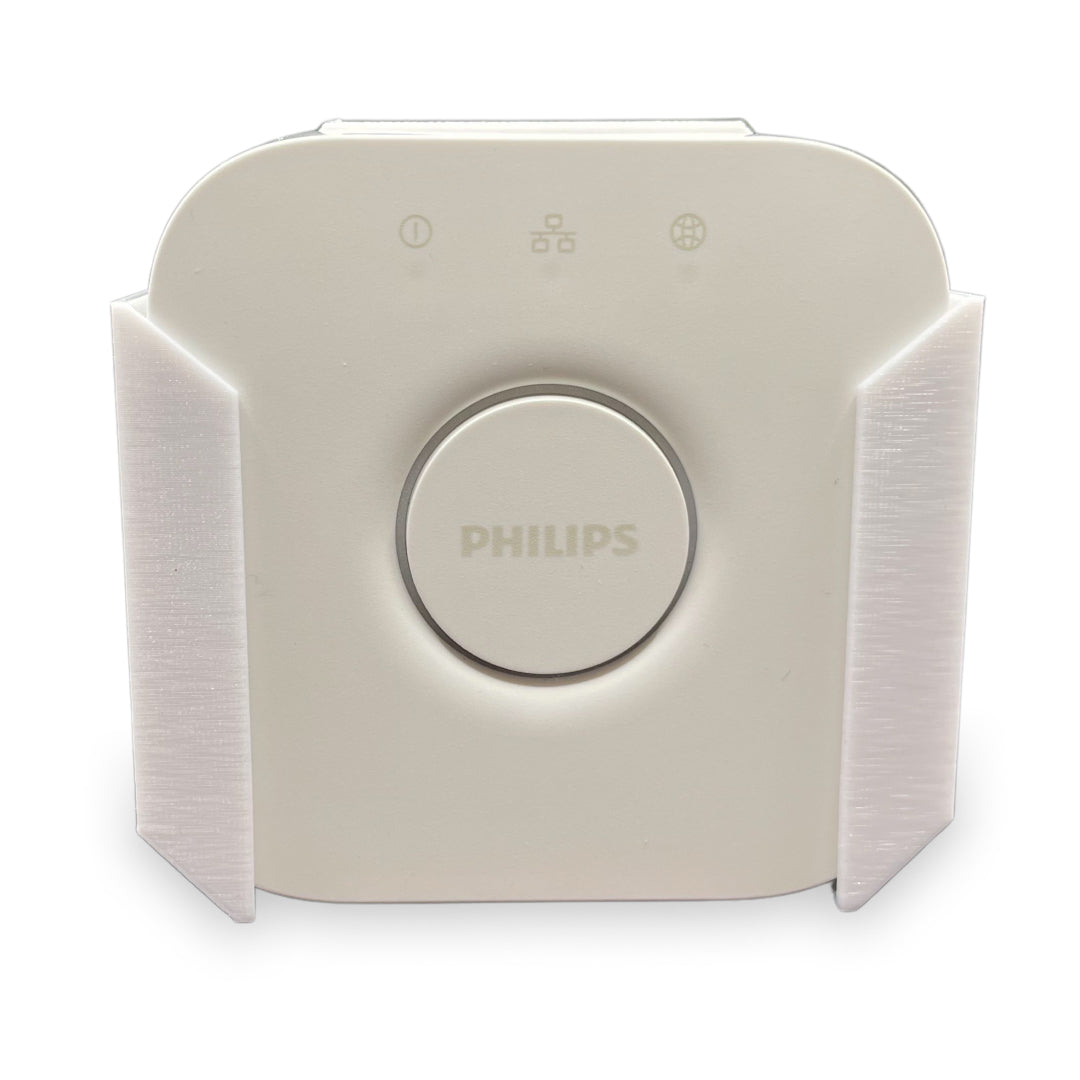 Wall mount for Philips Hue Bridge. no drill/drill options, no damage to  drywall