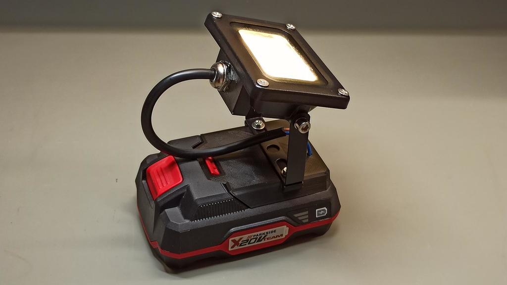 Parkside X20V Team LED 10W Floodlight / Work lamp for Camping and Workshop