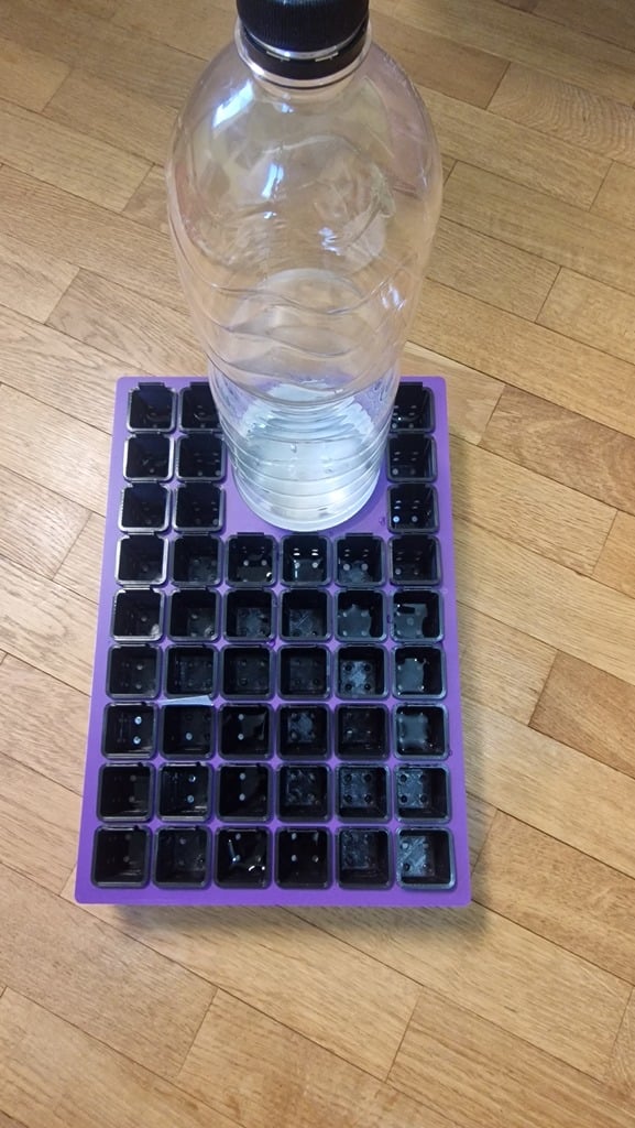 Self-watering seed starters for the garden