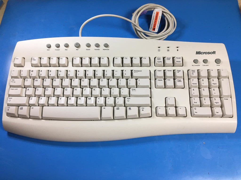 Replacement stand for Microsoft Internet Keyboard