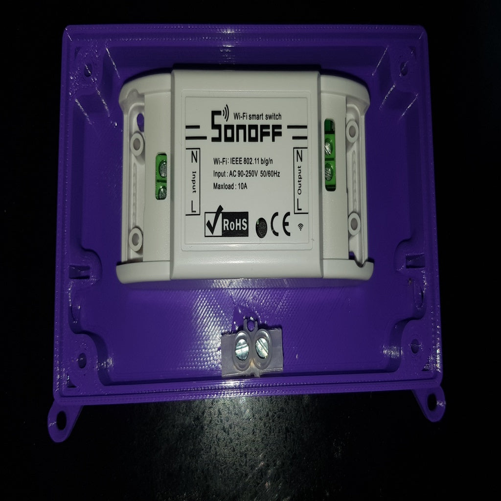Wall mounting box for Sonoff Basic