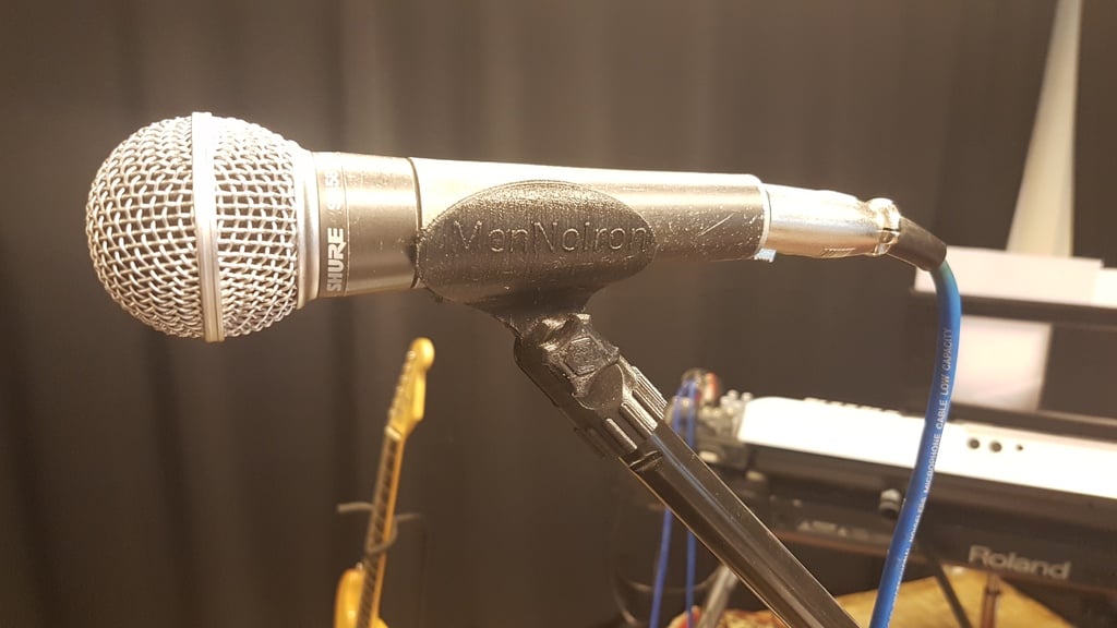 Microphone holder for Shure SM58