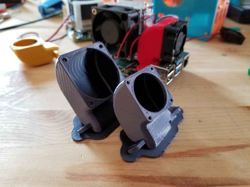 Secondary ventilation duct for Raspberry Pi Ice Tower Cooler