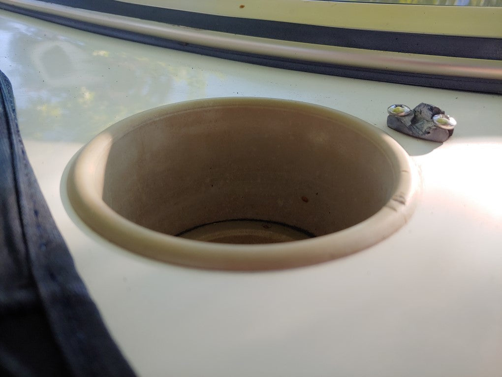 Cover for cup holder for boat