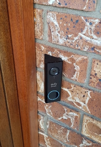 Eufy Wired Doorbell 45 Degree Mounting