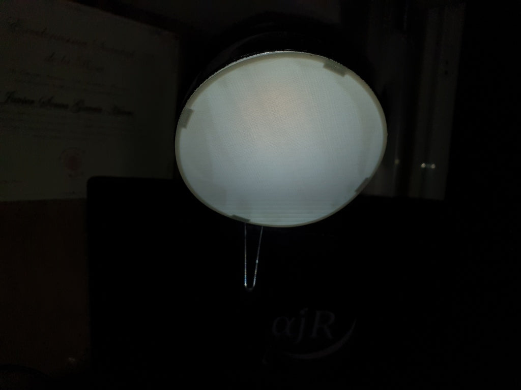 Desk lamp diffuser cover for Streaming, Photography and Makeup