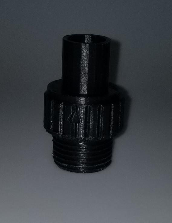 Hose Connection piece for rainwater barrel Downpipe Diverter