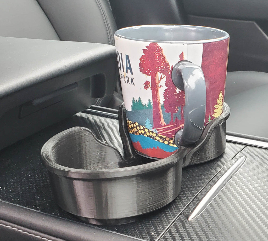 Large cup holder for Tesla Model 3