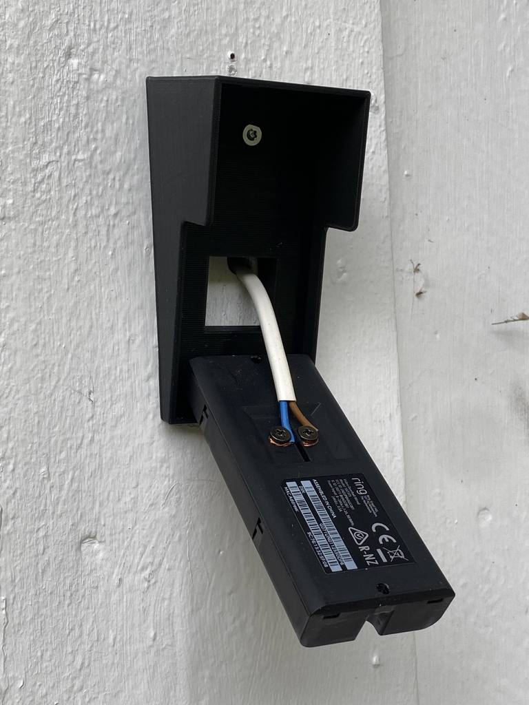 Ring Video Doorbell Slanted Wall Bracket with Glare Protection