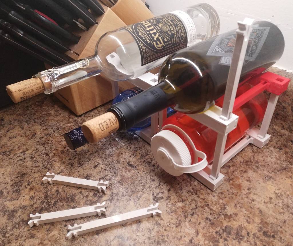 Collapsible Modular Wine Rack