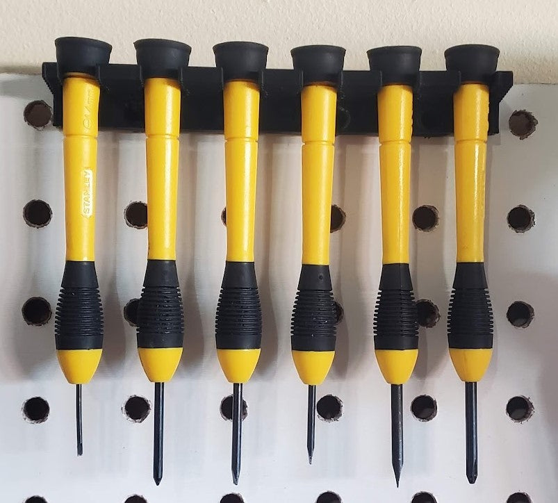 Holder for Stanley Precision Screwdriver Set for wall panel