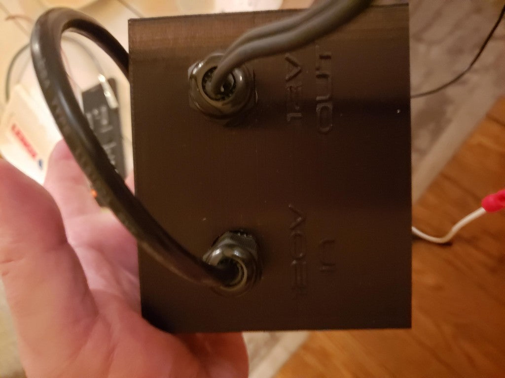 12v Power Supply Cover with Sonoff Switch