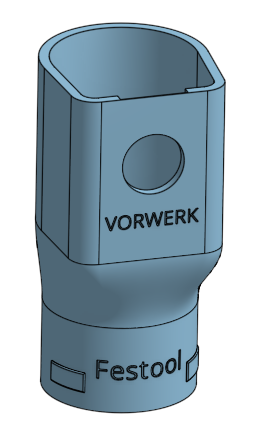 Festool Vacuum Cleaner Hose Adapter for Vorwerk Dust Collector Extractor