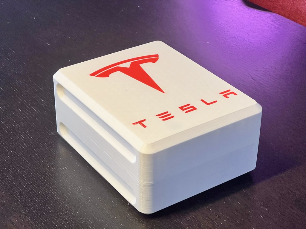 Storage box for Tesla CCS Combo 1 and J-1772 Charger Adapters