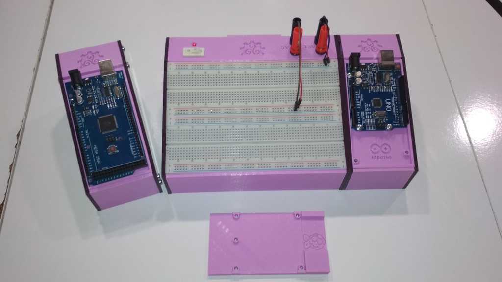 Modular Arduboard / Breadboard Stand for Arduino and Raspberry