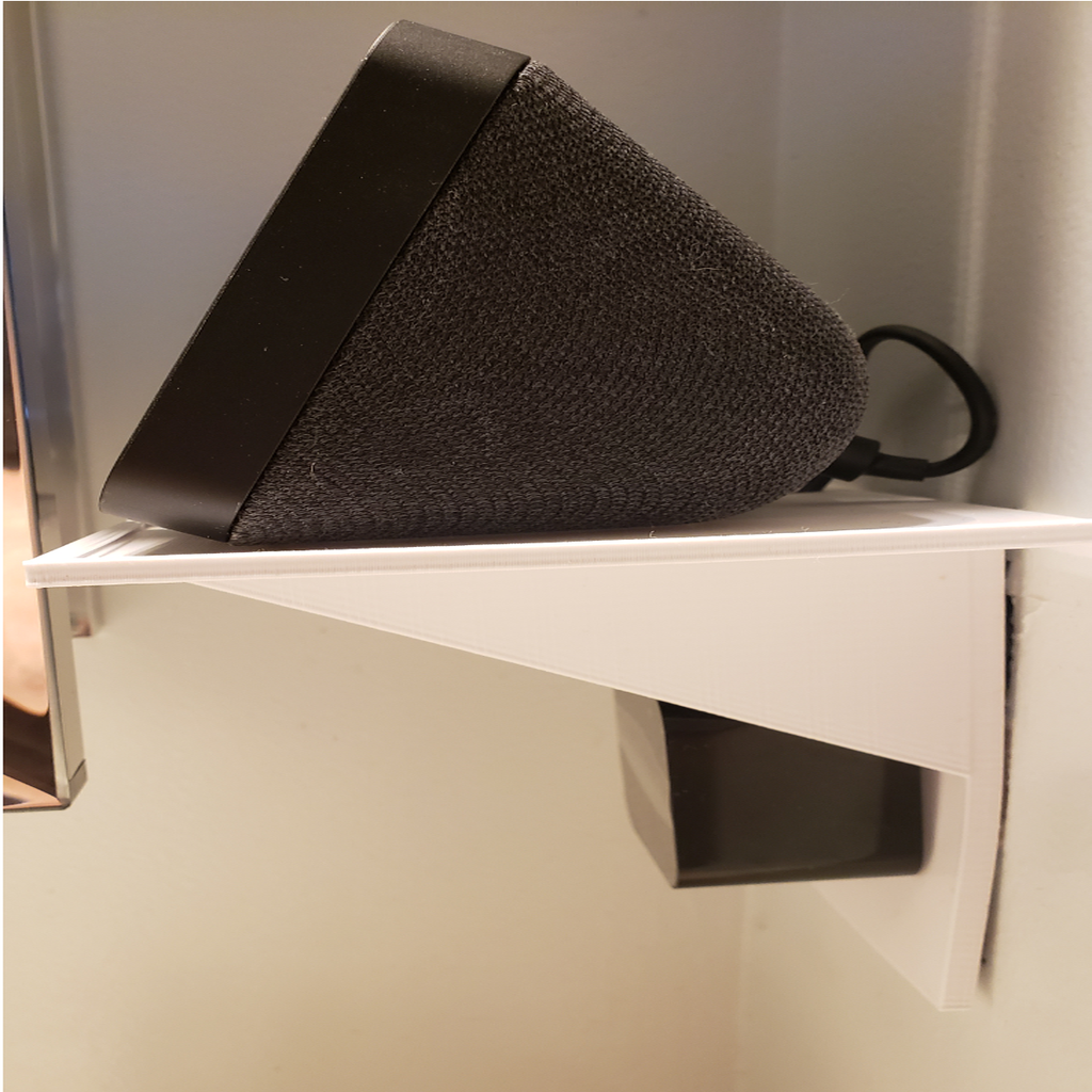 Outlet Shelf and Charging Station for Phone and Echo Show