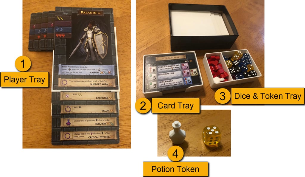 Accessories for One Deck Dungeon game