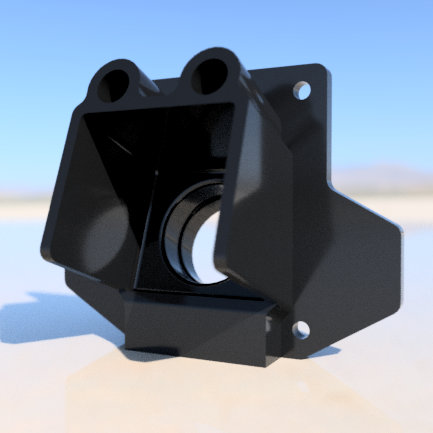 3D printable Audi B9 A5/S5 front camera mounting bracket for RS-style grill