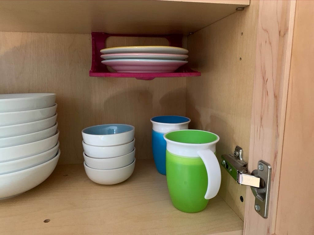 Under-Shelf Storage for Plates &amp; Bowls 190mm x 190mm x 78mm