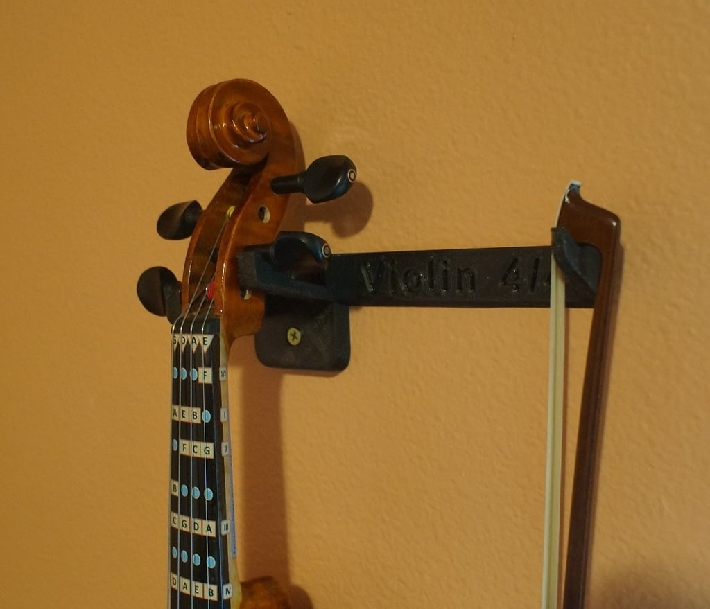 Wall-mounted violin holder 4/4