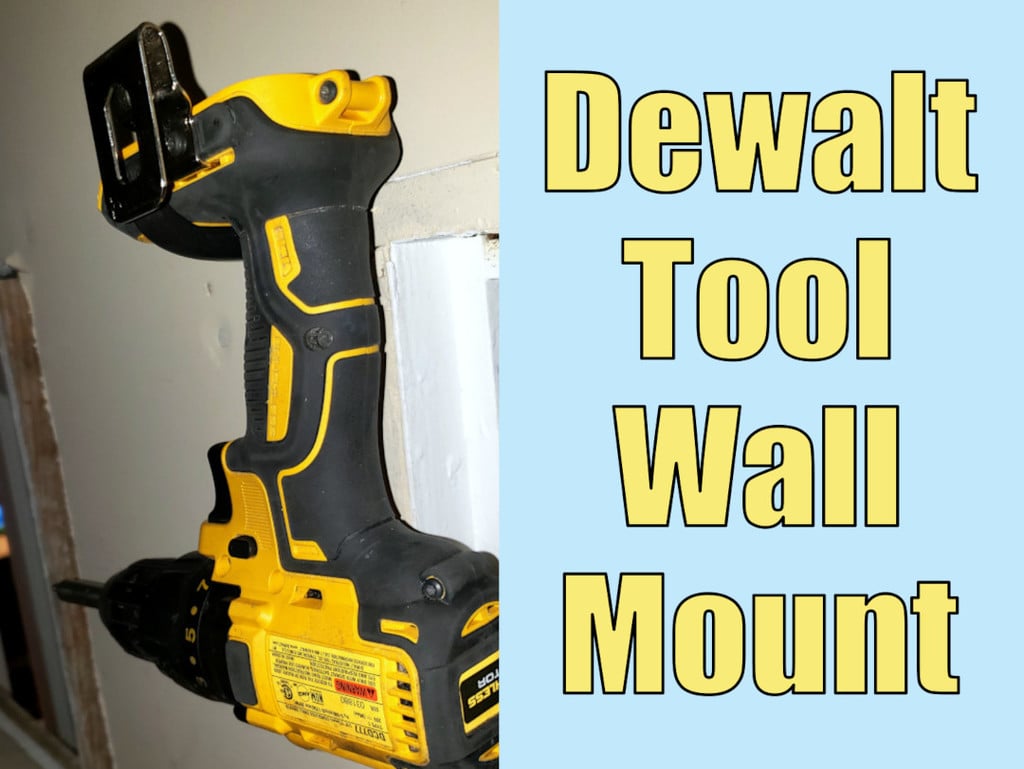 Dewalt 20v Tool and Drill Wall Mount
