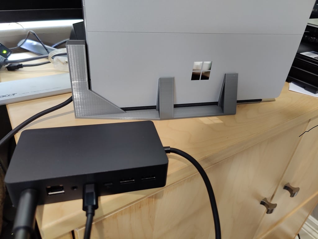 Stand for Surface Pro + Surface Dock 2