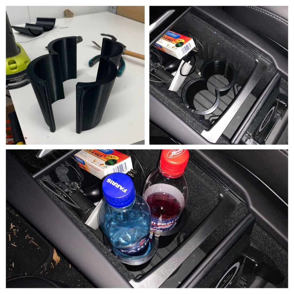 Tesla Cup Holder Dual for Model S and X