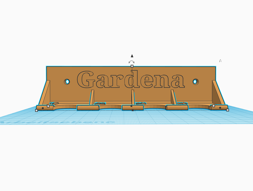 Custom Gardena Profi Equipment holder for 3/4&quot; equipment