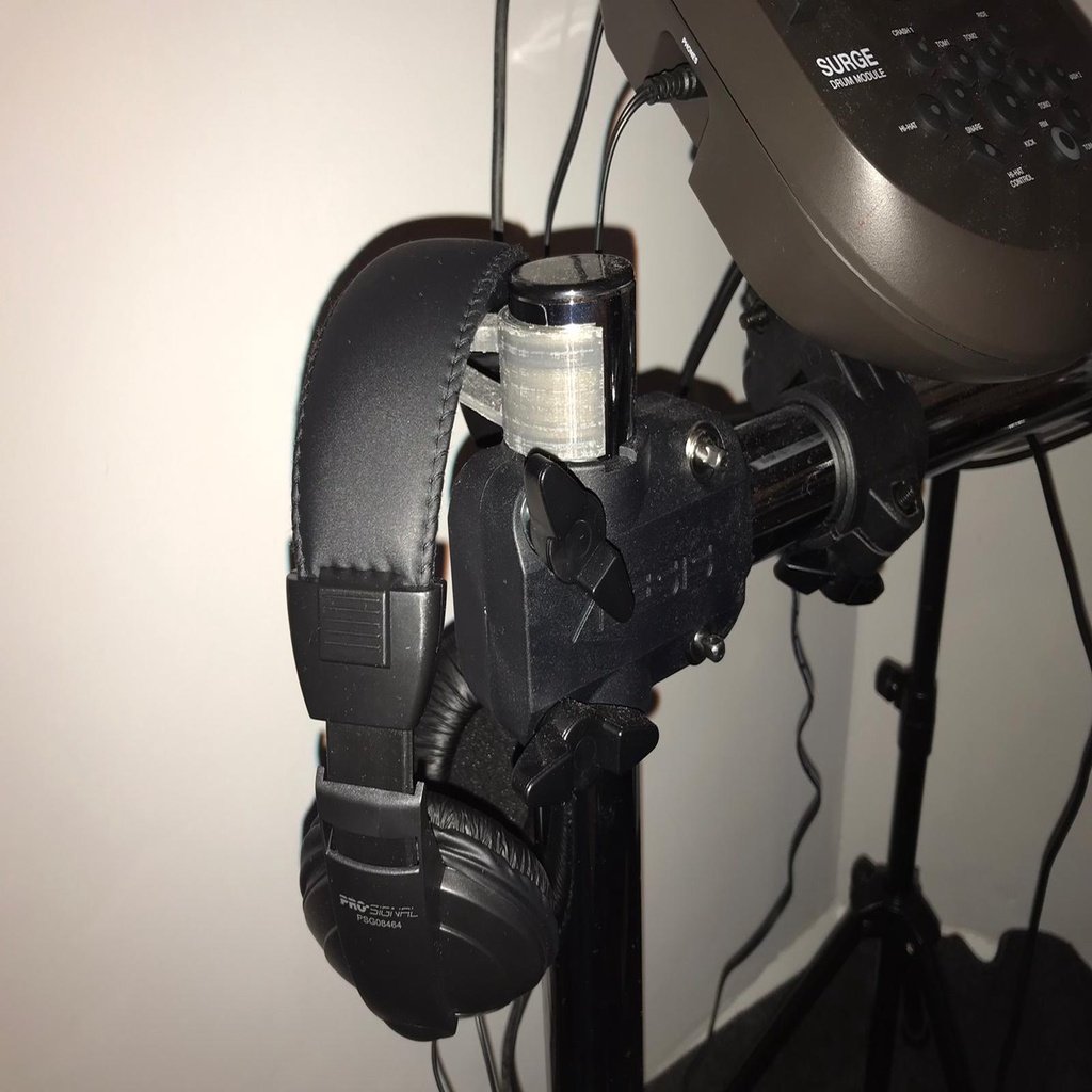 Headphone holder for Alesis Surge Mesh Drum Kit