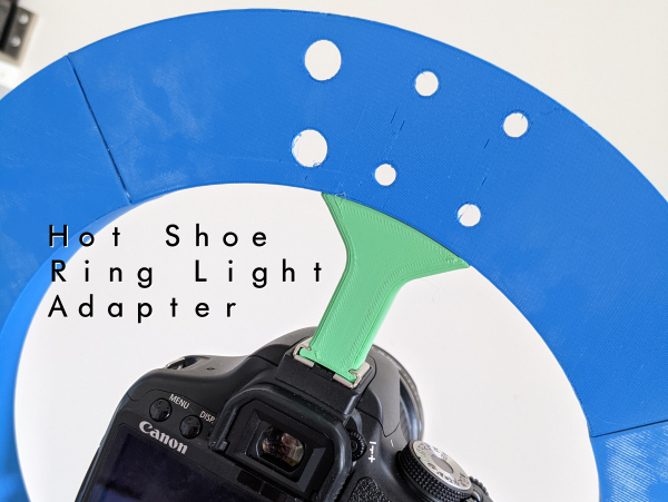Hot Shoe Adapter for Ring Light Camera
