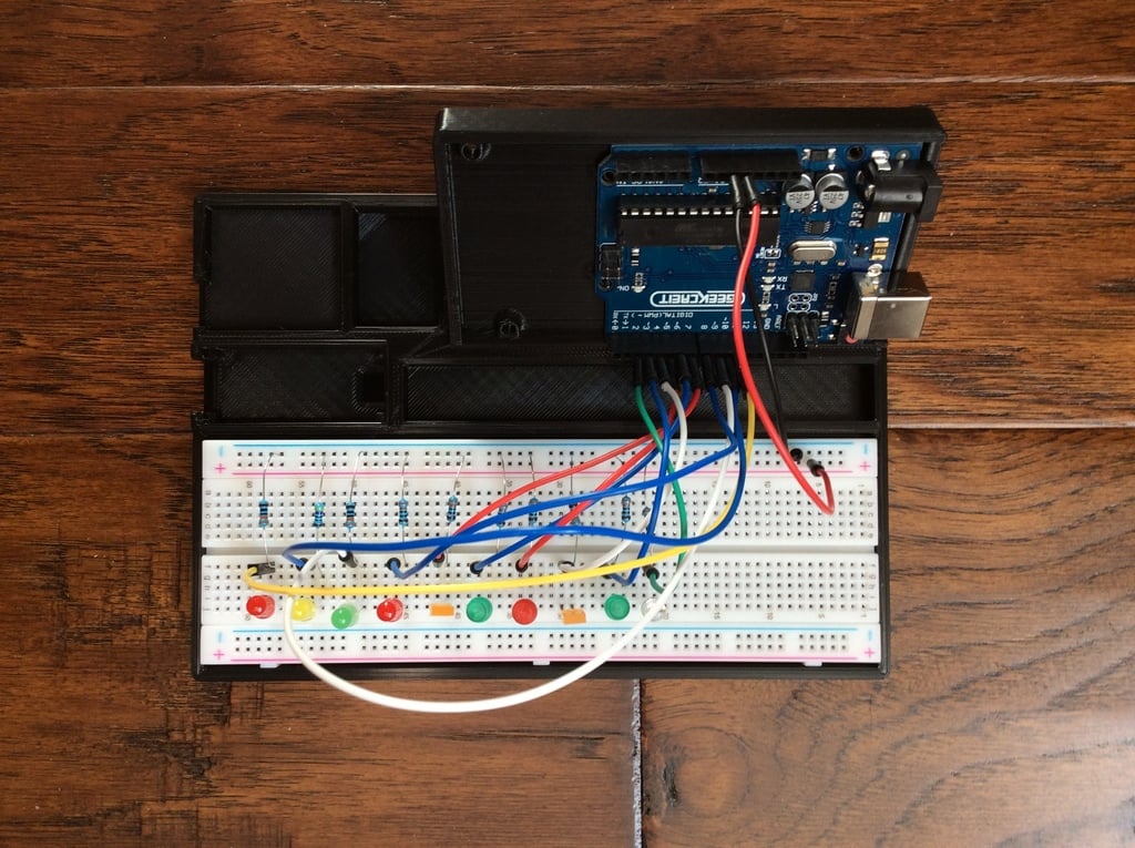 Arduino Uno/Mega/Nano Breadboard Holder (Remix)