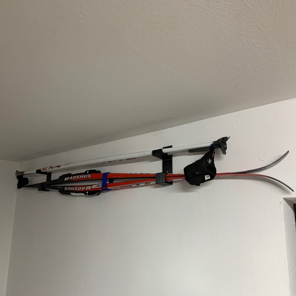 Cross-Country Skiing and Pole Mount