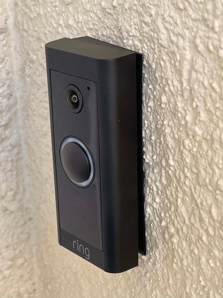 Angle adjustable wall bracket for Ring Video Doorbell Wired