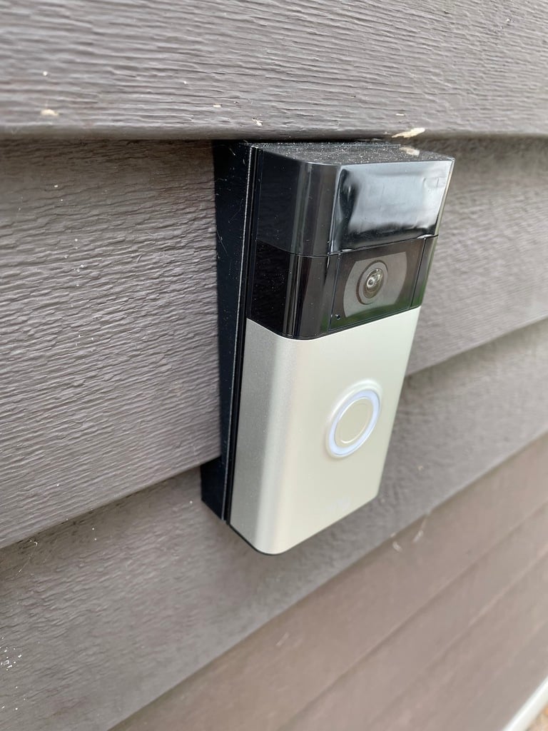 Ring Doorbell mounting adapter for 4&quot; siding