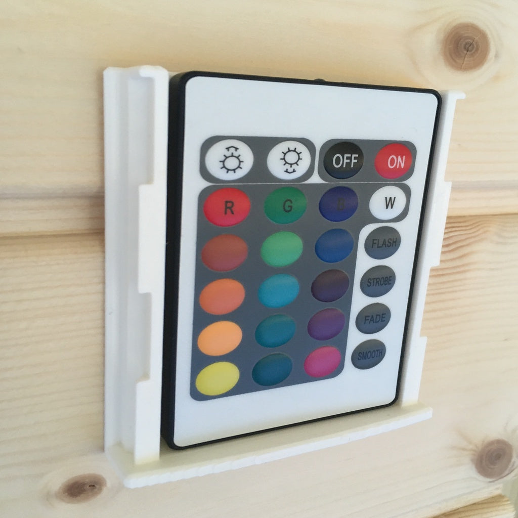 Wall-mounted Storage box for LED strip Remote control
