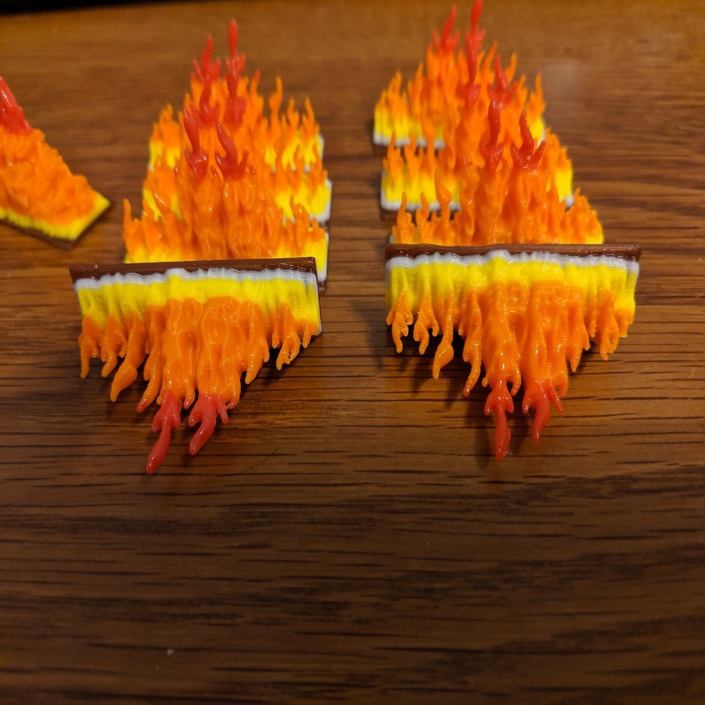 10x40 Wall of Fire Remix for Raptor Board Game