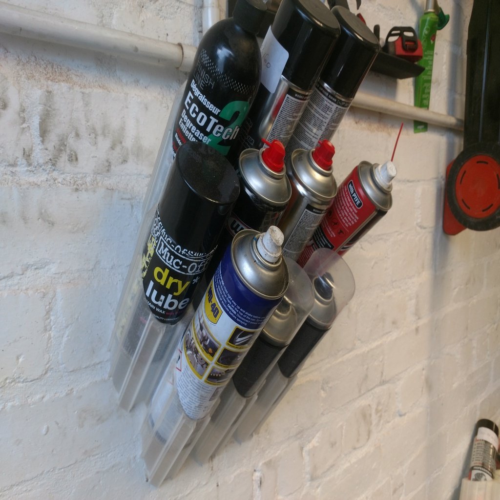 Spray Can Holder for Wall Mounting