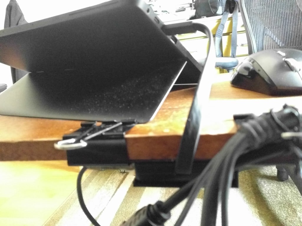 Under-desk holder for Cable Matters Type C hub