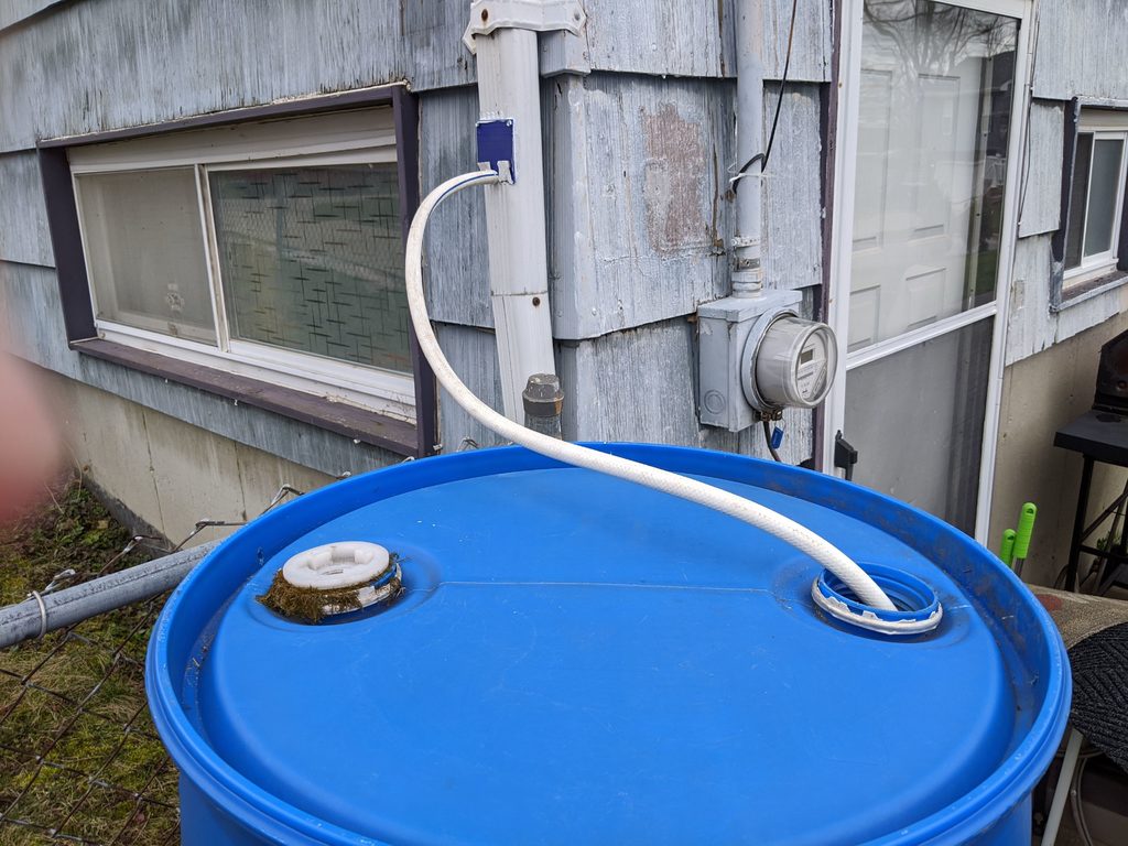 Rainwater container Water diverter