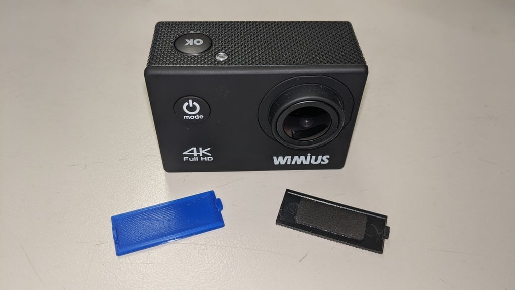 Wimius 4K Action Camera Battery Cover Replacement