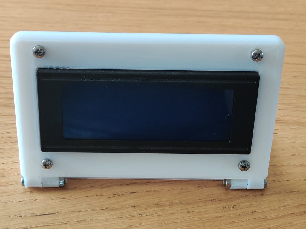 Flexible LCD2004 stand with holder for Arduino nano and Raspberry pi zero