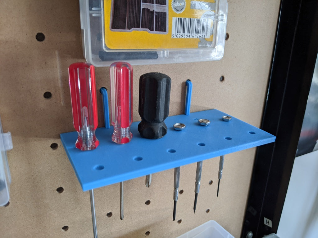1.5 Inch Pegboard Rack for Screwdriver