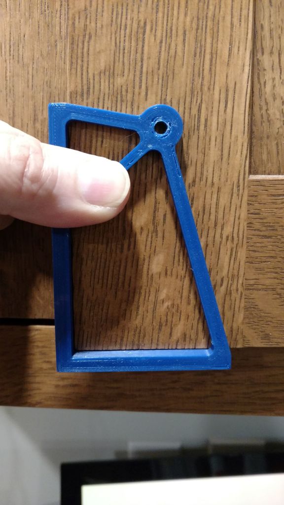 Guide drill for mounting cabinet knobs