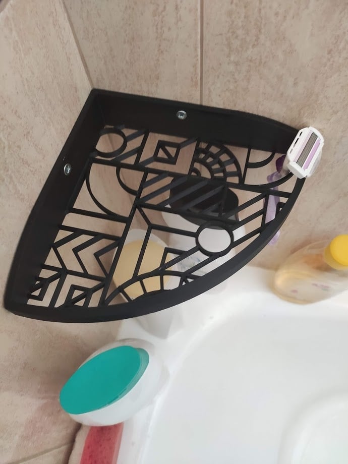 Mosaic corner shelf for Bath and Shower rooms 170mm