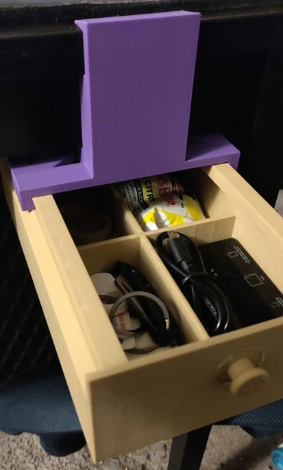 Under Desk drawer holder for IKEA&#39;s TARENDO